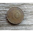 Werty71 Германия ФРГ 10 пфеннигов 1969 G