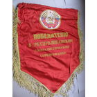 Вымпел. Победителю в Республиканском социалистическом соревновании. За досрочное выполнение девятой пятилетки.