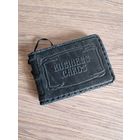 Кожаная Визитница. Органайзер под визитки, карточки. Макей. Ручная работа