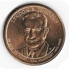 1 доллар США 2015 год 36-й Президент Линдон Джонс двор P _состояние аUNC
