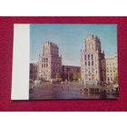 Минск. Привокзальная площадь. Богданова 1969 г. Чистая.