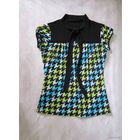 Очаровательная блузочка с коротким рукавом, р.S. НОВАЯ