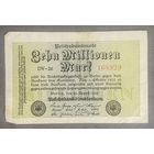 Банкнота 10 миллионов марок 1923 год. Веймарская республика