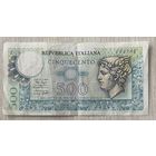 Банкнота 500 лир. Италия. 1974 год