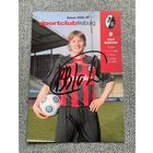 Коллекционная карточка футболист Виталий Родионов в форме немецкого клуба Freiburg 2008-2009 год / АВТОГРАФ / с 1 РУБЛЯ