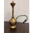 Миниатюрный  кальян (шиша), выполненный из латуни.