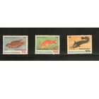 Индонезия-1987(Мих.1242-1244) , **  , Морская Фауна , Рыбы (полная серия)