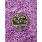 10 рублей 1980 года Олимпиада - 1980. "Гонки на оленях". Серебро 0,900. АЦ!!!