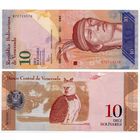 Венесуэла. 10 боливаров (образца 2014 года, P90e, UNC)