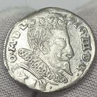 Трояк, 3 гроша 1596 г., Вильно, Сигизмунд III. Довольно редкая и красивая монета!