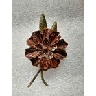 Винтажная брошь. Эмаль. Германия.