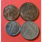 Тринидад и Тобаго 4 монеты