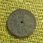 Нотгельды Апольда 5 пфеннигов 1918 г. (Zn)