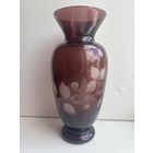 Ваза чехия маргонцевое тонкое стекло СССР