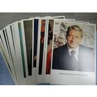 Комплект открыток. Лётчики-космонавты СССР. 58 штук.