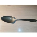 Старая, столовая, мельхиоровая ложка, длина 21 см., клеймо.