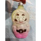 Елочные игрушки, стекло, бармалей