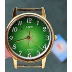 Старт с 1 Рубля !!! СССР Часы Заря позолоченные Не Рабочие 17 камней