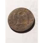 Франция 5 сантим 1854