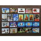 Календарики по 70 копеек за штуку, можно рассчитываться рос. рублями, даже железными, kin-1 (4025)