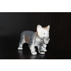 Декоративная статуэтка "Кошка с котенком".