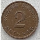 Германия 2 пфеннига 1963 г. J