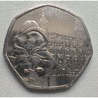 Великобритания 50 пенсов, 2019 Паддингтонский медведь, Тауэр 4-9-7