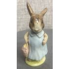 Фарфоровая статуэтка Миссис Флопси Банни Beswick Royal Doulton. 1989 год. Англия. Высота 10 см.