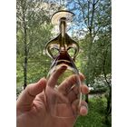 Бокал Барыня цветное стекло. Неман. Автор. В.С. Мурахвер 1964 г. СССР