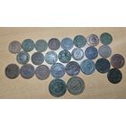 26 медных монет. Правление Николая 2. Разные года