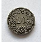 Швейцария 20 раппенов, 1883