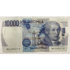 Банкнота 10000 лир. Италия. 1984 год.