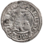 Великое Княжество Литовское, Русское и Жемайтское и Иных Земель. 1 полугрош (паўгрош) 1502 - 1506 гг. Готический тип. Серебро. Пагоня.