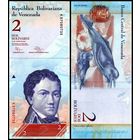 Венесуэла 2 боливара образца 2012 года UNC p88e