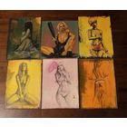 Картины в интерьер, акварель, карандаш