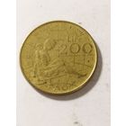 Италия 200 лир "ФАО-международный год женщин" 1980