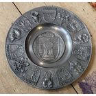 Тарелка оловянная