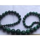 Бусы малахит