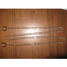 Цепочка стальная декоративная с покрытием длина 120 см