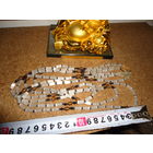 Бусы длинные Чехословакия . Сатиновое стекло