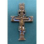 Поморский крест, четыре эмали. 6х10,4 см.