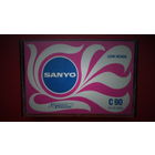 АУДИОКАССЕТА SANYO 1972-74 год выпуска, РЕДКАЯ, ВОЗМОЖЕН ОБМЕН на другие аудиокассеты.