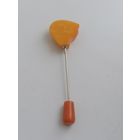 Брошь Янтарь СССР, редкая, торги с Рубля