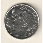 Канада 25 цент 2005 Год Ветеранов