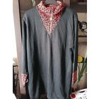 Отличная теплая кофта на молнии, р-р 54-56