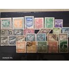 Лот старых гашенных марок Авиации