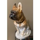 Большая 21 см! Собачка ЛФЗ "Боксер" 1950-е годы! Кобальтовое клеймо!