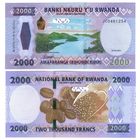 Руанда 2000 франков 2024 год UNC