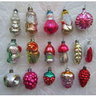 Елочные игрушки, стекло, СССР. Цена за лот