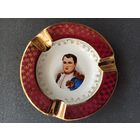 Пепельница фарфоровая, наполеоника, Портрет Наполеона I. Винтаж, Франция, конец 19-начало 20 века.